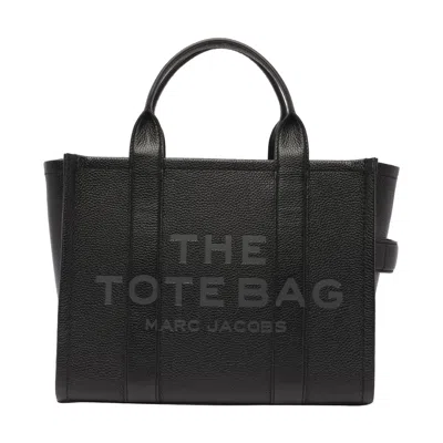 Marc Jacobs Women The Leather Medium Tote Bag In Black