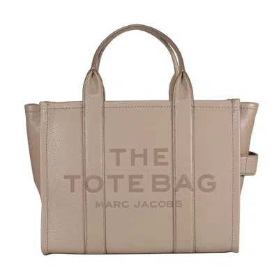 Marc Jacobs Women The Leather Medium Tote Bag In White