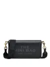 Marc Jacobs Structured Shoulder Bag With Embossed Branding In Black