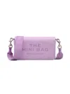Marc Jacobs The Mini Bag Leather Crossbody In Purple