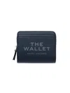 Marc Jacobs Women's The Leather Mini Compact Wallet In Blue