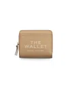 Marc Jacobs The Leather Mini Compact Wallet In Brown