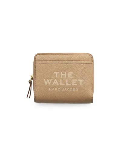Marc Jacobs Women's The Leather Mini Compact Wallet In Brown