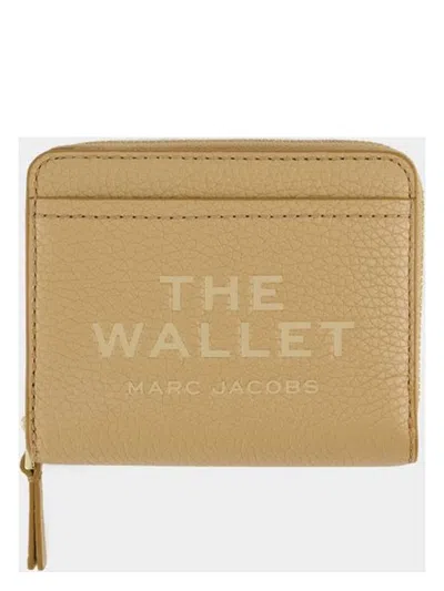 Marc Jacobs Women's The Leather Mini Compact Wallet In Nude & Neutrals
