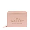Marc Jacobs Women The Leather Mini Compact Wallet In Pink
