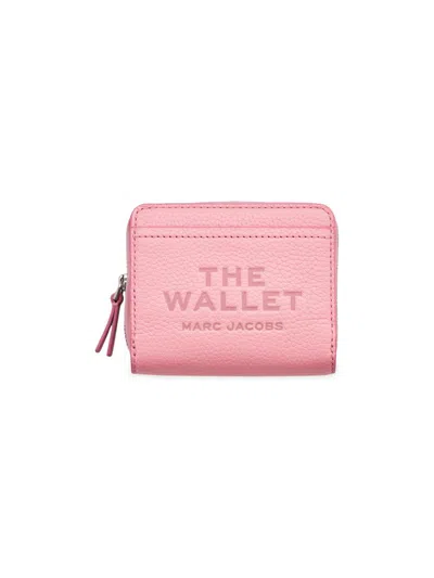 Marc Jacobs Women's The Leather Mini Compact Wallet In Pink