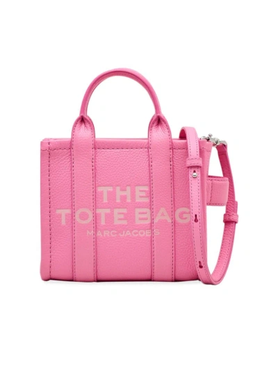 Marc Jacobs Women's The Leather Mini Tote Bag In Petal Pink