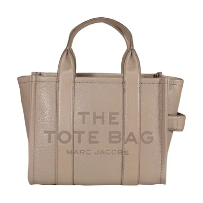 Marc Jacobs Women The Leather Small Tote Bag In Beige