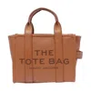 Marc Jacobs Women The Leather Small Tote Bag In Brown