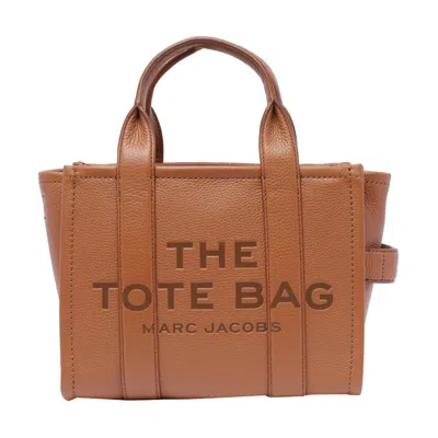 Marc Jacobs Women The Leather Small Tote Bag In Brown