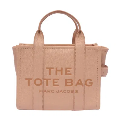 Marc Jacobs Women The Leather Small Tote Bag In Pink