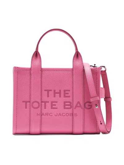Marc Jacobs Women's The Leather Small Tote Bag In Pink