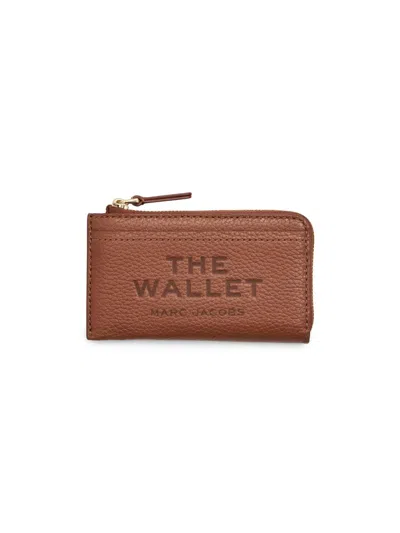 Marc Jacobs Women's The Leather Top-zip Multi Wallet In Brown