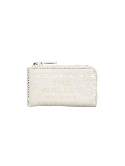 Marc Jacobs Women's The Leather Top-zip Multi Wallet In White