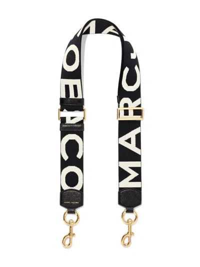 Marc Jacobs Women The Logo Webbing Strap In Black