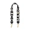 Marc Jacobs Women The Logo Webbing Strap In Black