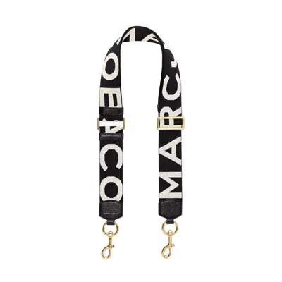 Marc Jacobs Women The Logo Webbing Strap In Black