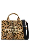 Marc Jacobs Embroidered Animal Print Tote Bag With Versatile Carrying Options In Animal Print