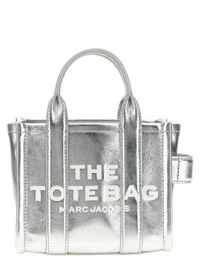 MARC JACOBS MARC JACOBS WOMEN 'THE METALLIC LEATHER CROSSBODY TOTE' CROSSBODY BAG
