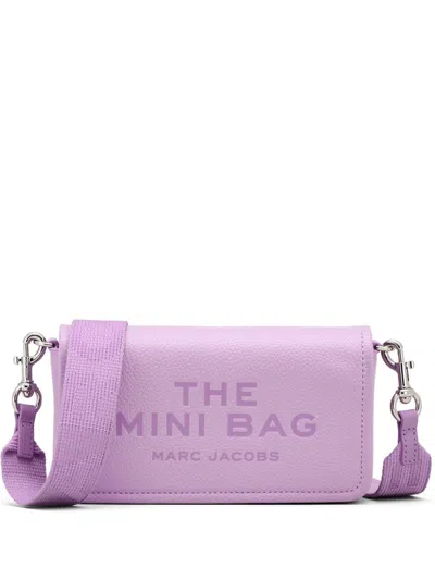 Marc Jacobs The Mini Leather Tote Bag In Lilac