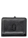 Marc Jacobs The Mini Compact Wallet In Black Leather In Black