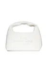 Marc Jacobs The Mini Sack Compact Single Handle Leather Satchel In White