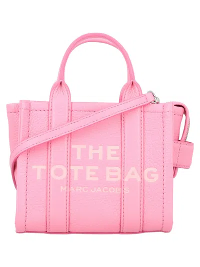 Marc Jacobs Women's The Mini Tote Leather Bag In Petal Pink