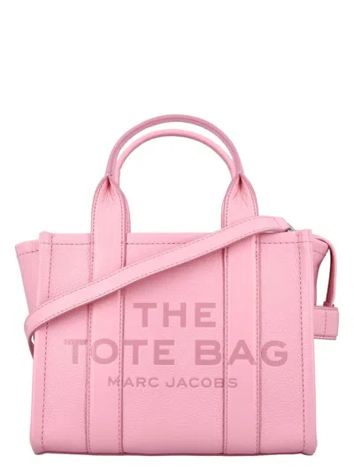 Marc Jacobs Women's The Mini Tote Leather Bag In Ribbon Pink