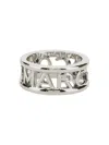 Marc Jacobs Women The Monogram Ring In Silver