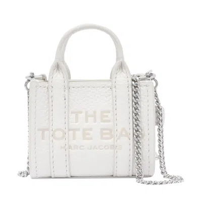 Marc Jacobs Women The Nano Tote Crossbody Bag In White