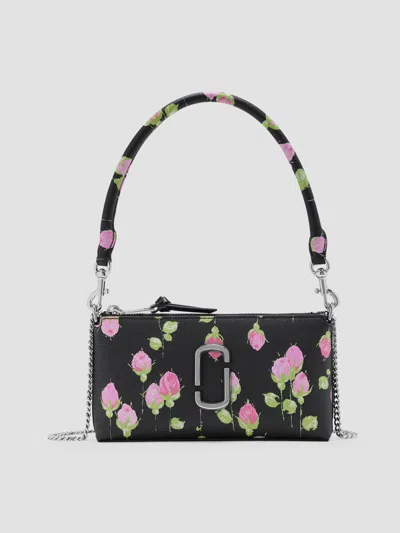 Marc Jacobs Women's The Pochette Snapshot Floral Convertible Shoulder Bag In Black Multi