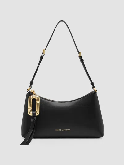 Marc Jacobs Scene Convertible Metallic Leather Mini Bag In Black