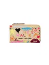 Marc Jacobs The Punk Scribble Top Zip Multi Wallet In Multi