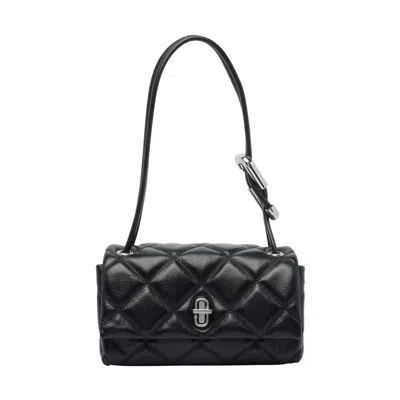 Marc Jacobs Women The Quilted Mini Dual Shoulder Bag In Black