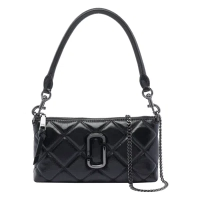 Marc Jacobs Women The Quilted Snapshot Convertible Shoulder Bag In Black