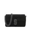 Marc Jacobs Women's The Rhinestone J Marc Mini Shoulder Bag In Black