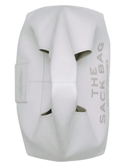 Marc Jacobs Women's The Sack Leather Hobo Bag In White