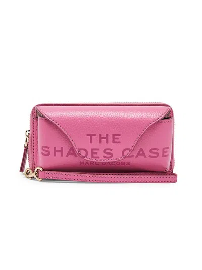 Marc Jacobs Women's The Shades Leather Case In Pink