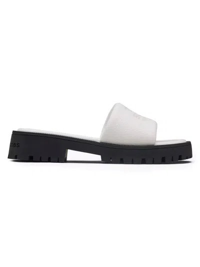 Marc Jacobs The Lug Sole Slide In White