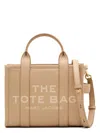 Marc Jacobs Women The Leather Small Tote Bag In Camel