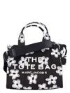 Marc Jacobs Daisy Print Canvas Medium Tote Bag With Adjustable Strap In Black White