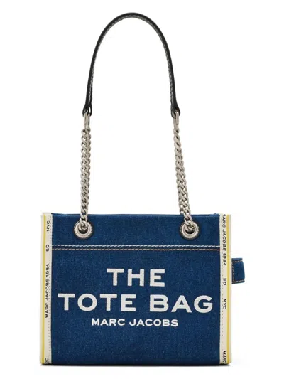 Marc Jacobs Women's The Small Tote In Dark Wash 473