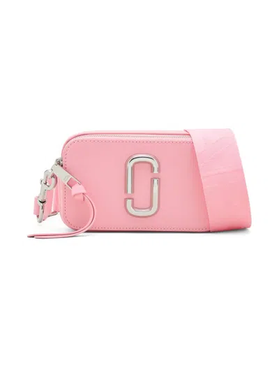 Marc Jacobs Women's The Solid Snapshot Leather Crossbody Bag In Pink