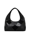 Marc Jacobs Borsa A Spalla The Suede Patchwork Sack Bag Black Multi In Multi