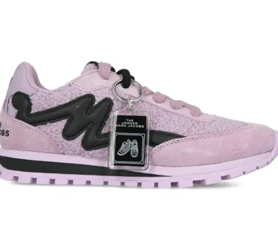 Marc Jacobs Women's The Teddy Leather Sneakers In Purple