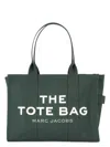 Marc Jacobs The Tote Bag Large Canvas Tote In Verde Scuro