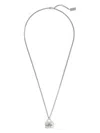 Marc Jacobs The Tote Bag Necklace In Silver