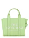 Marc Jacobs Small Grained Leather Tote Bag In Green