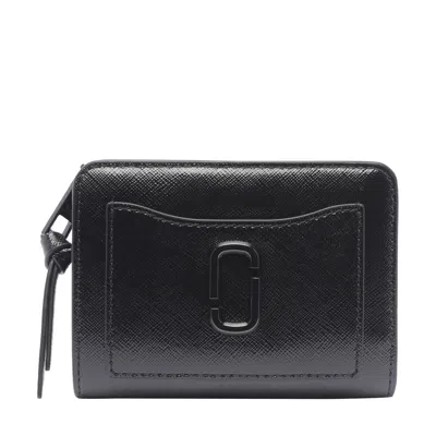 Marc Jacobs Women The Utility Snapshot Dtm Mini Compact Wallet In Black