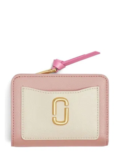 Marc Jacobs Utility Snapshot Mini Compact Wallet In Pink & Purple